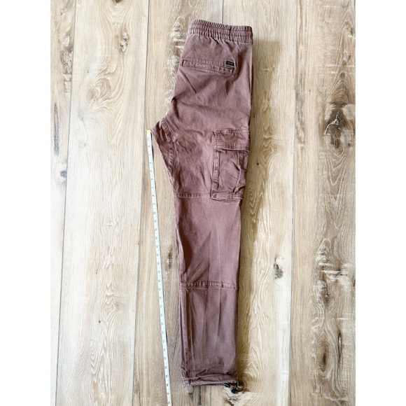 PacSun Men's Eco Stretch Canvas Khaki Slim Cargo Pants - Picture 12 of 16